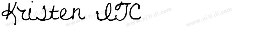 Kristen ITC字体转换